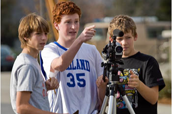 students video taping