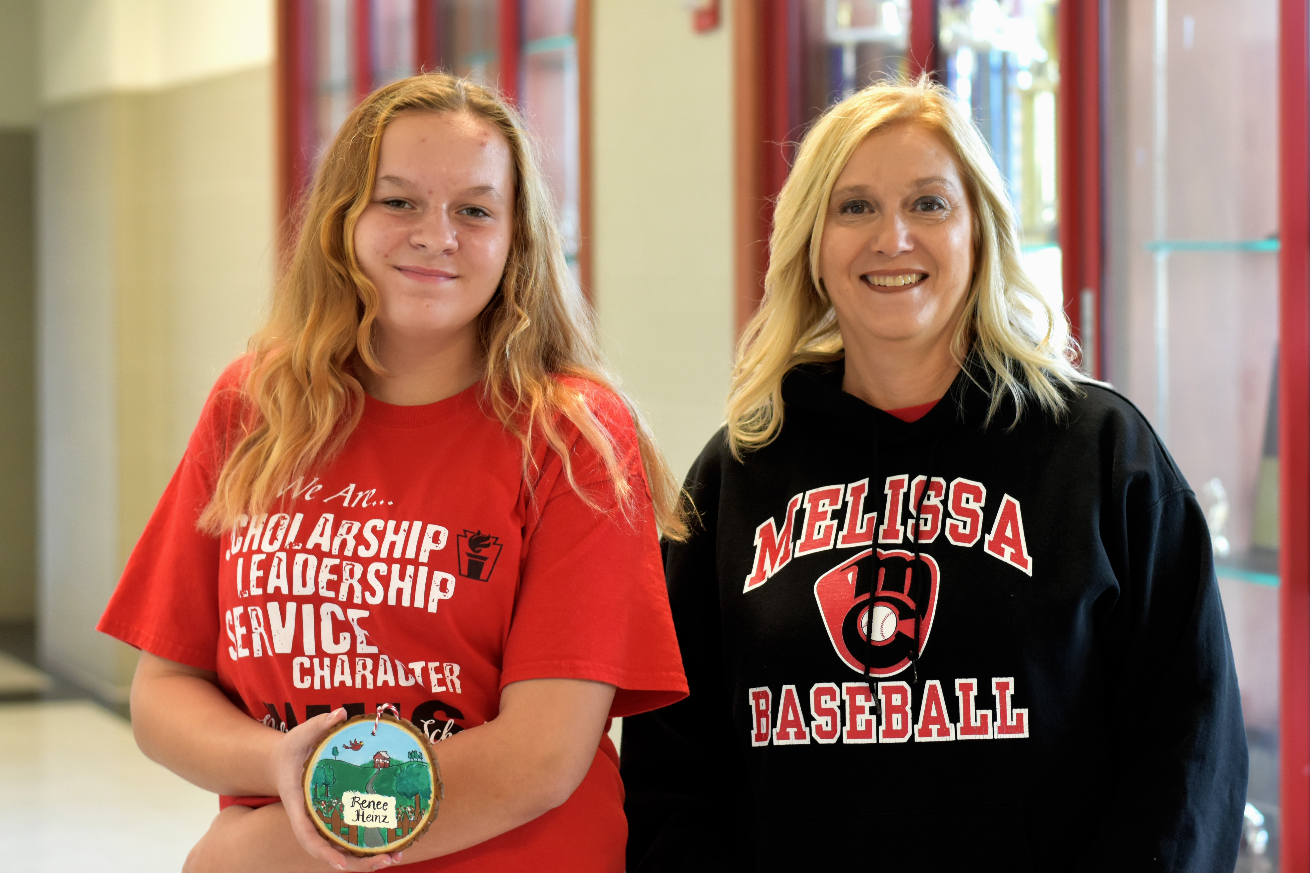 Renee Heinz with student