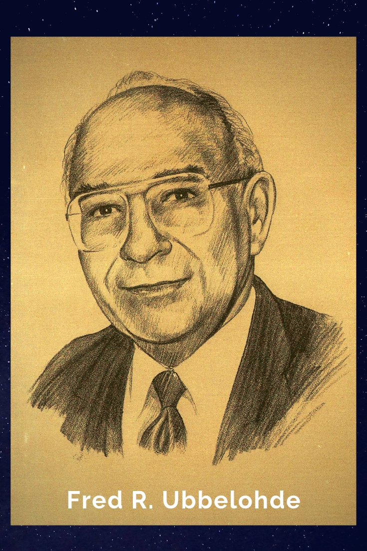 Drawing Portrait Recreation of Fred R. Ubbelohde