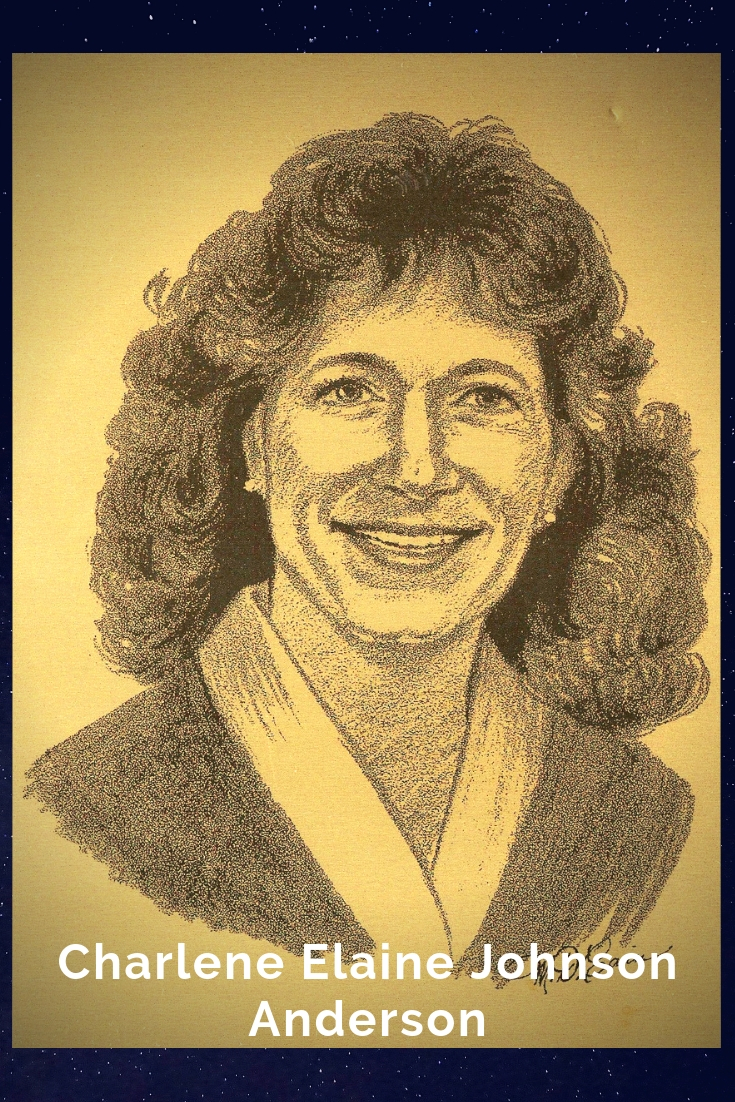 Drawing Portrait Recreation of Charlene Elaine Johnson Anderson