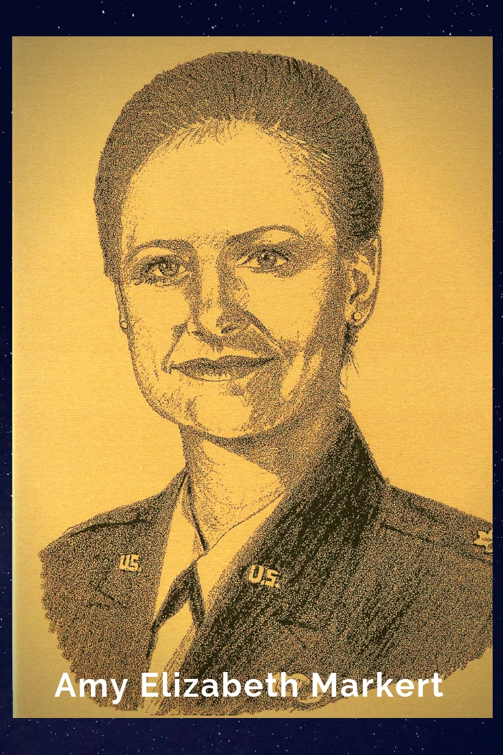 Drawing Portrait Recreation of Amy Elizabeth Market