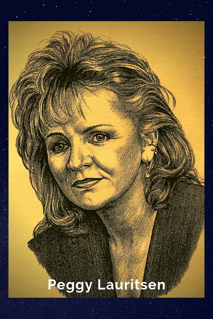 Drawing Portrait Recreation of Peggy Lauritson