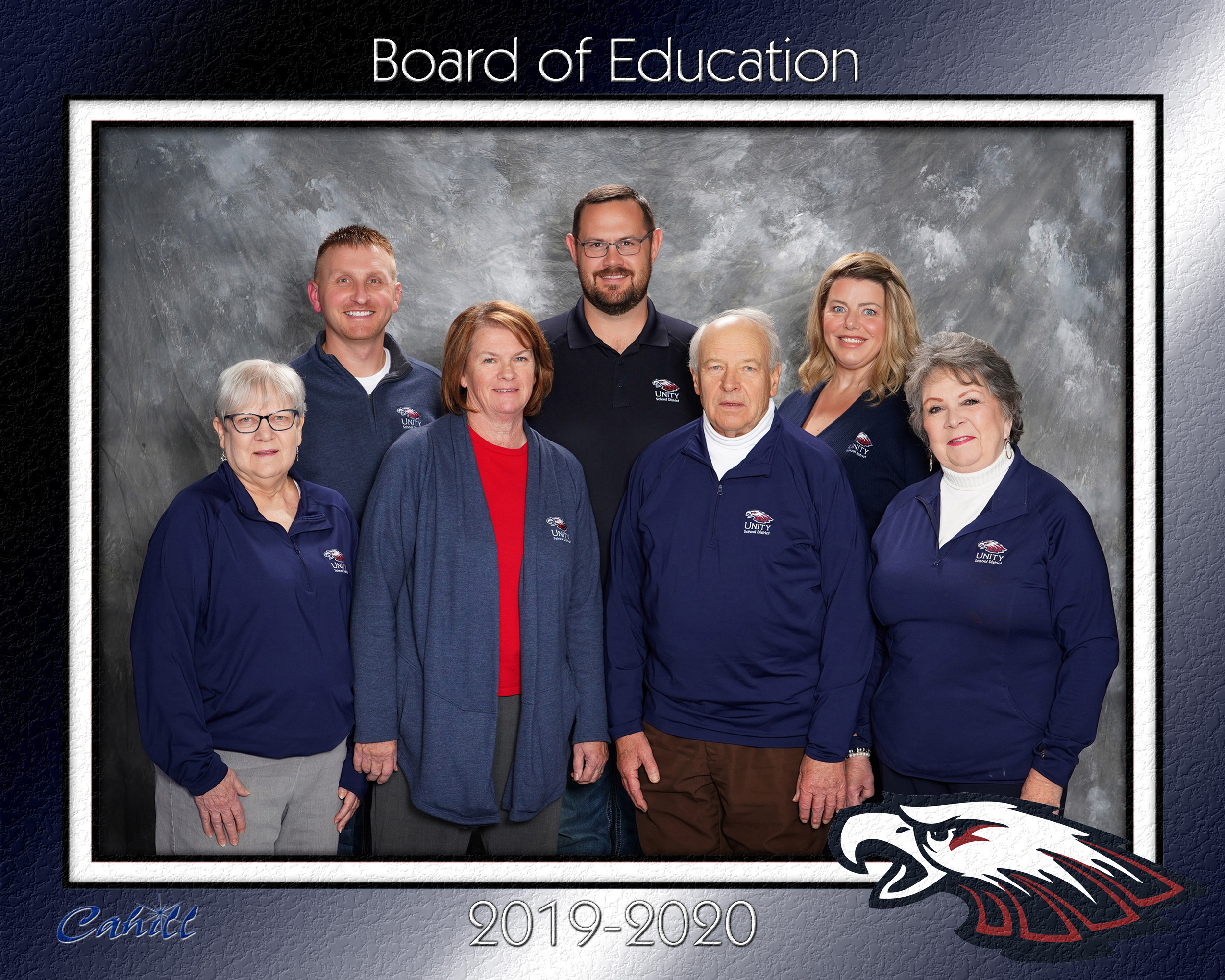 photo of the members of the board of education