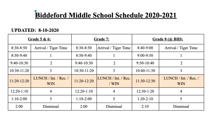 Schedule Image