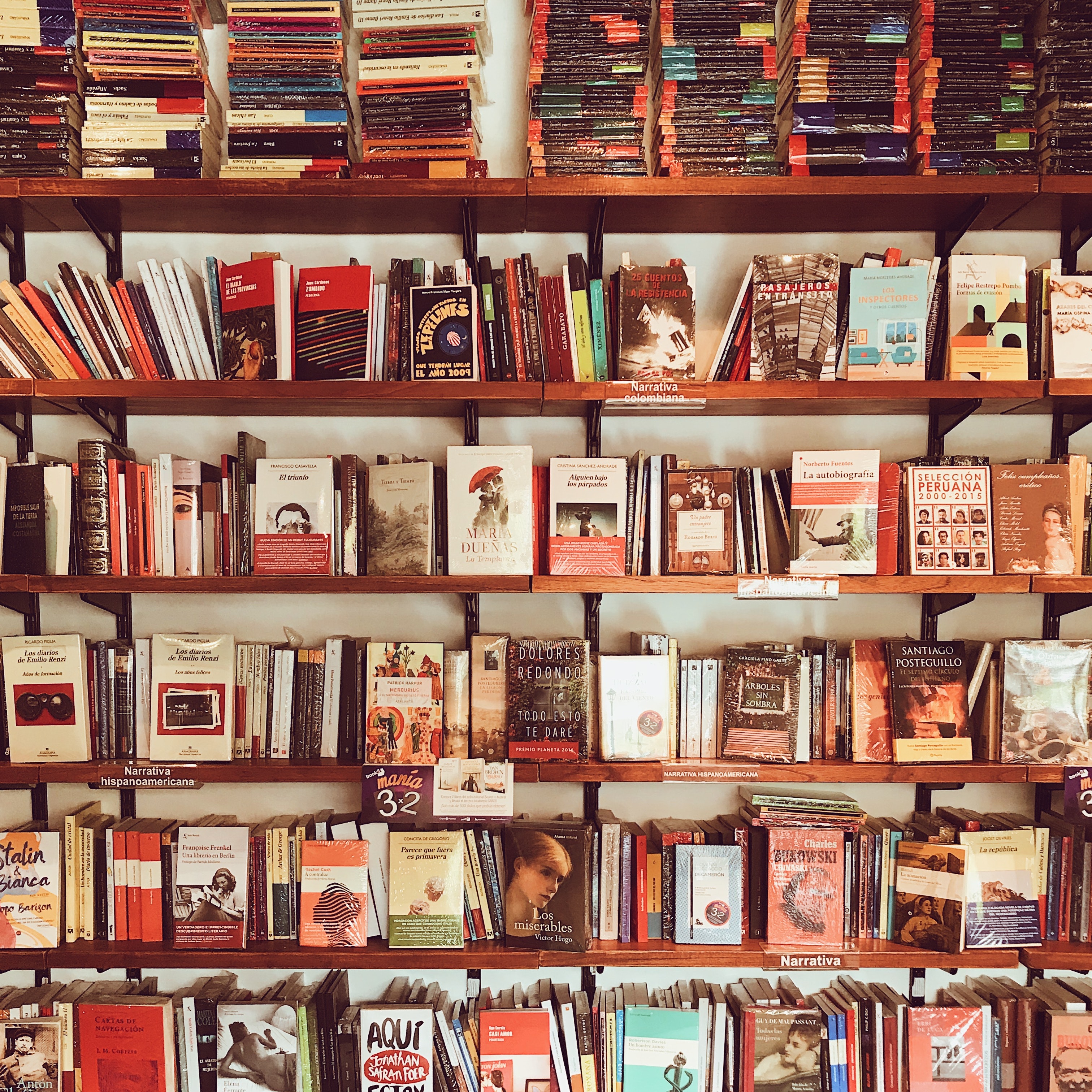 bookshelves