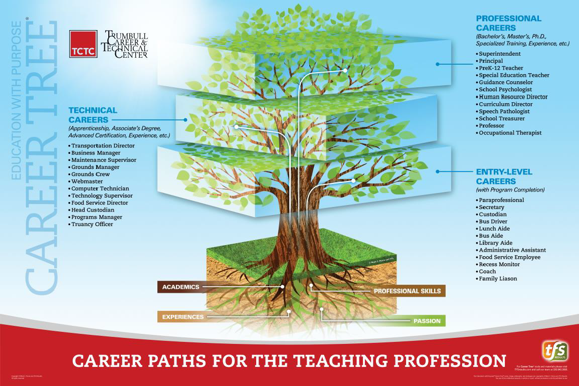 Career Paths for the Teaching Profession Career Tree