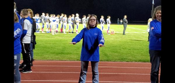 MF and Ms. R doing ASL