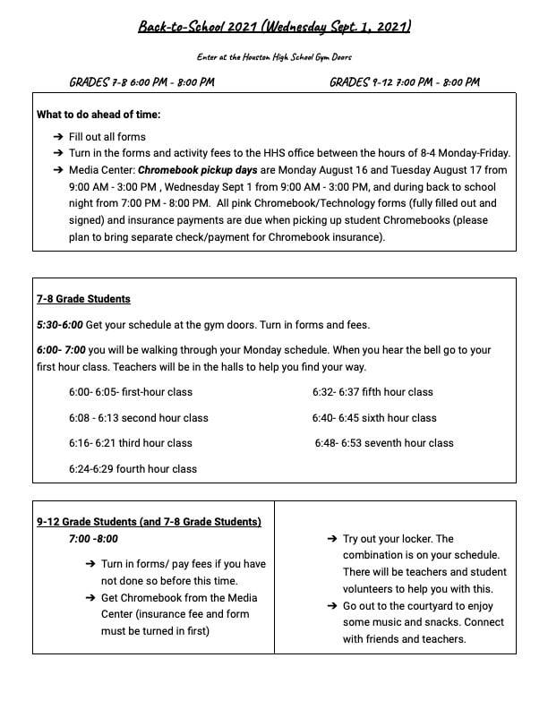 Back to School Flyer