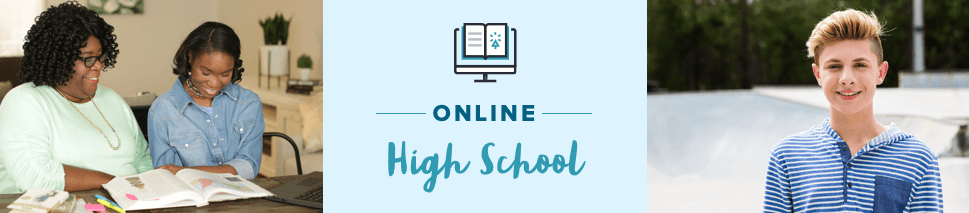 Online High School banner