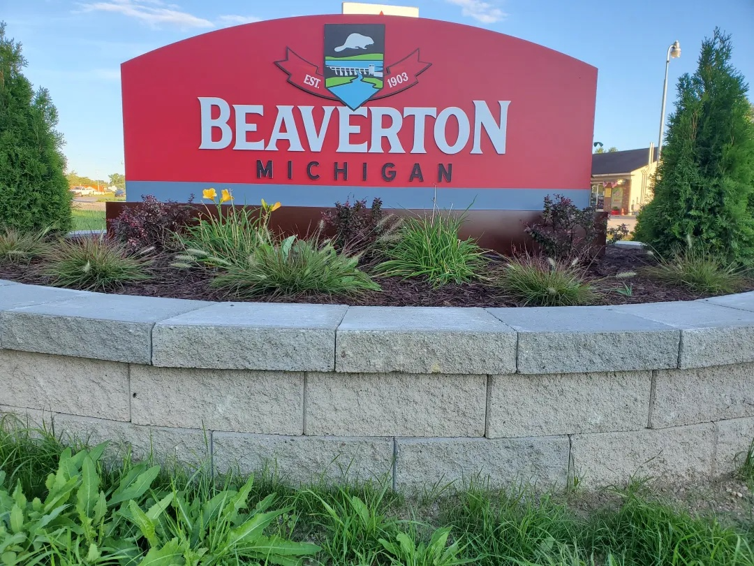 beaverton Michigan sign
