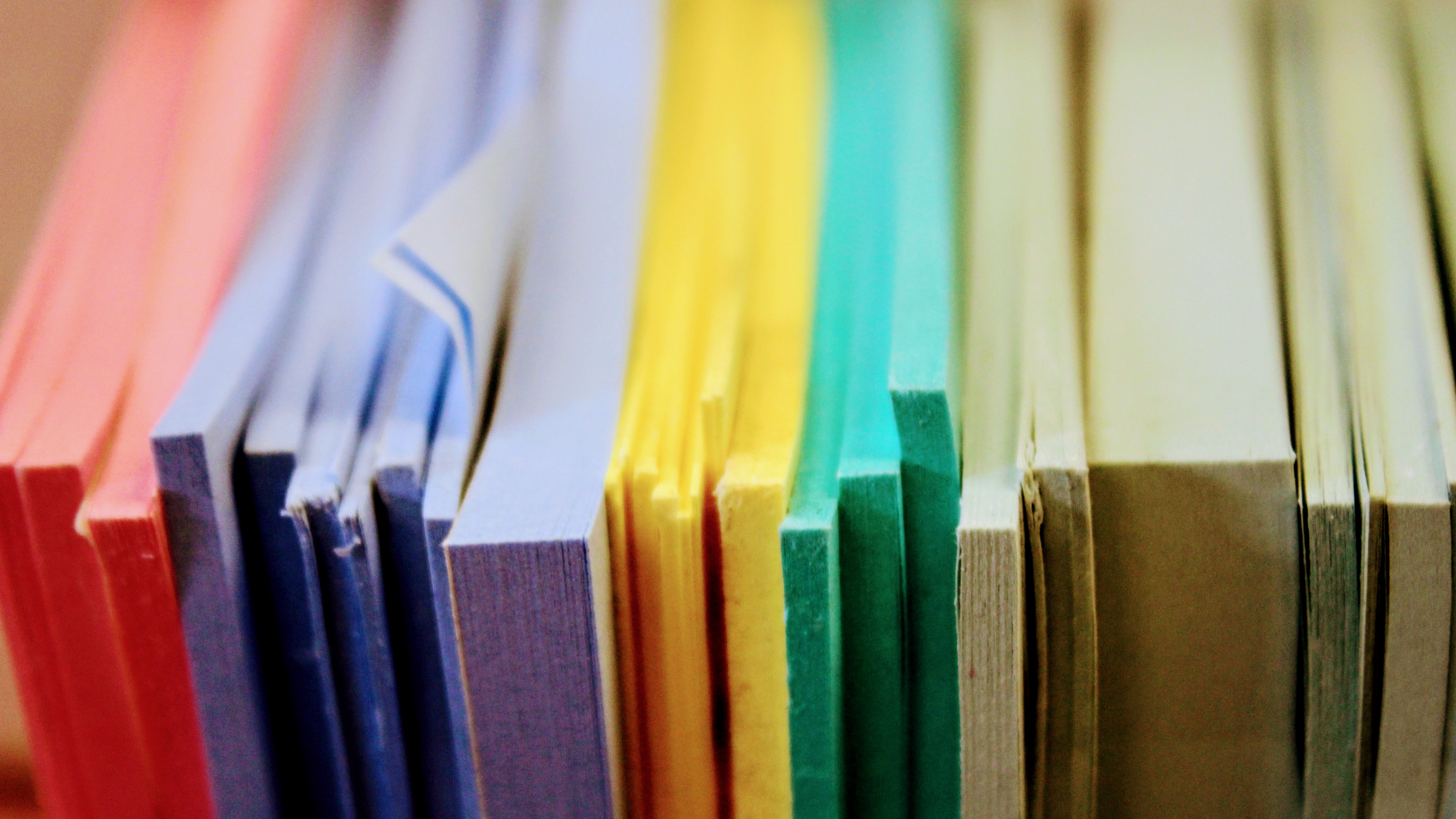Intro to photography Picture of colored sheets of paper