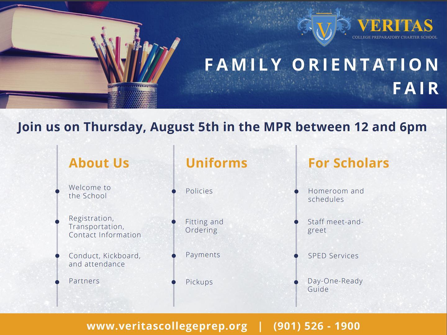 Family Orientation Flyer