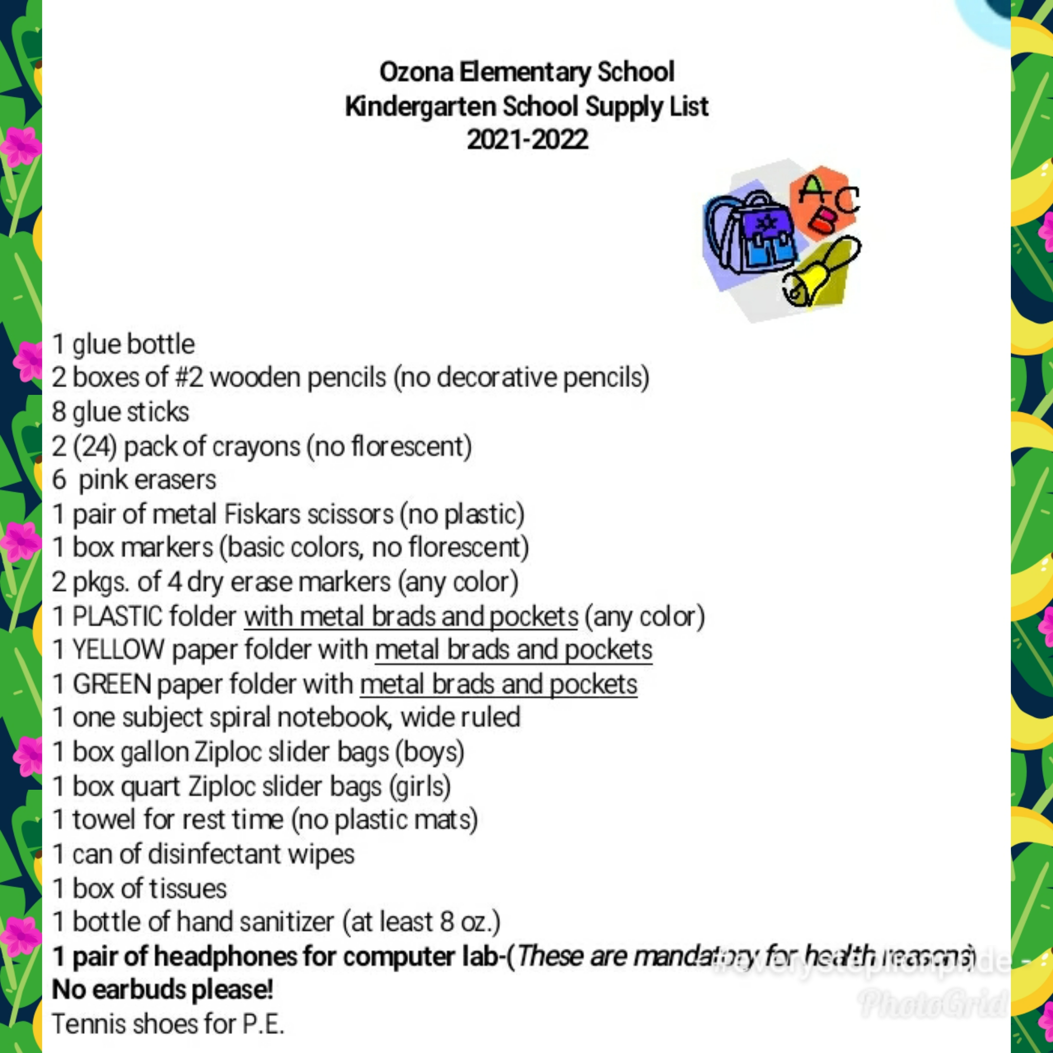 Kinder 2021-22
