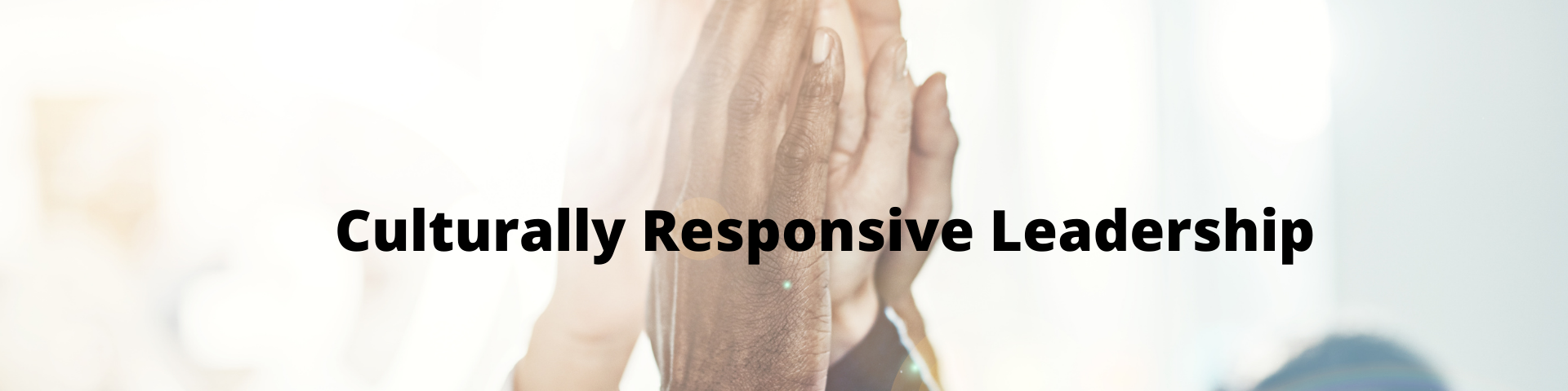 Culturally Responsive Leadership