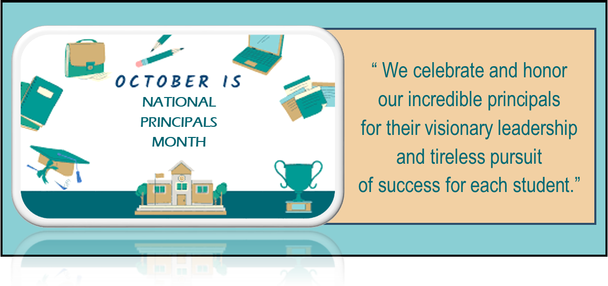 October is National Principals Month