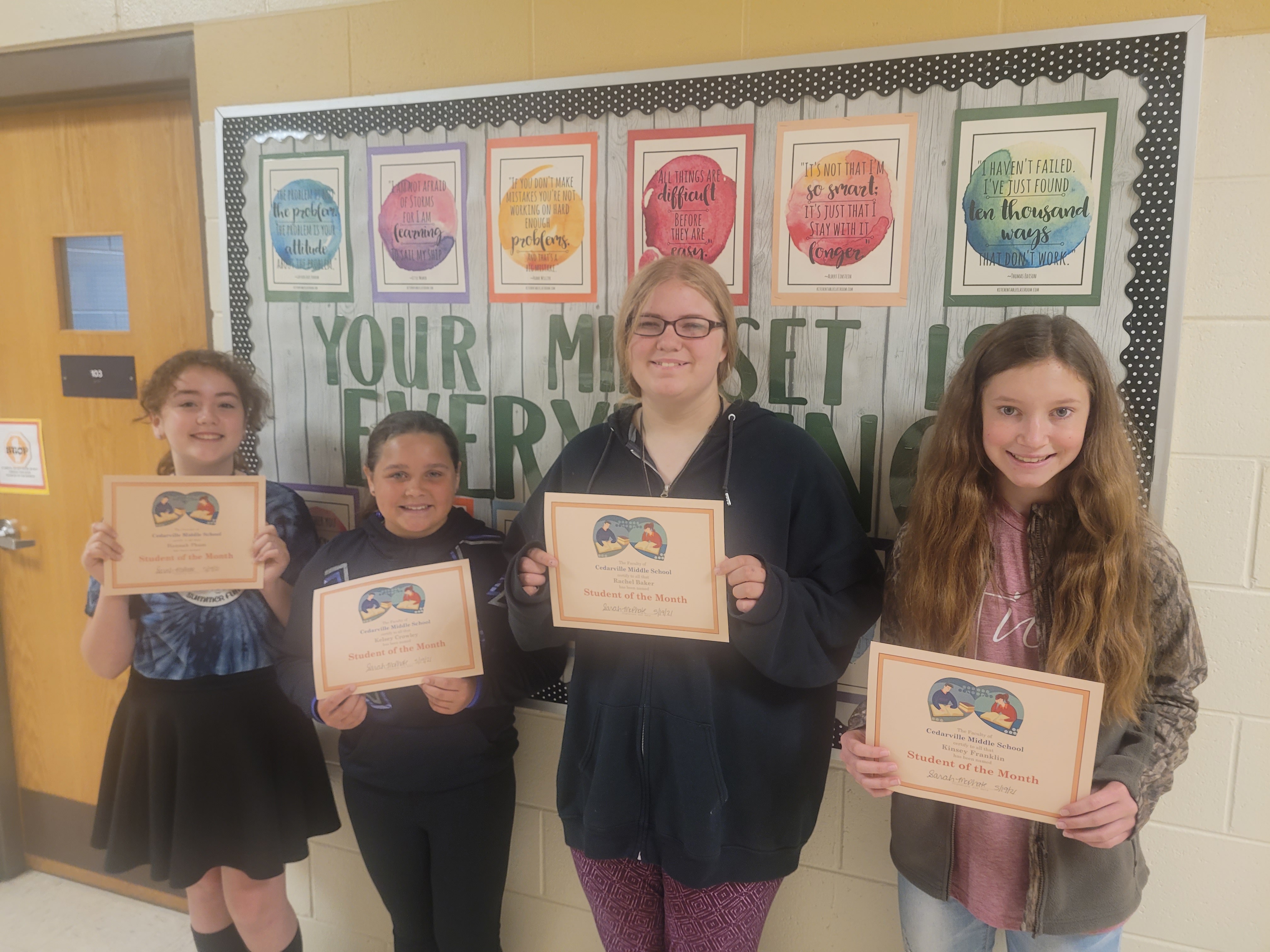 May Students of the Month