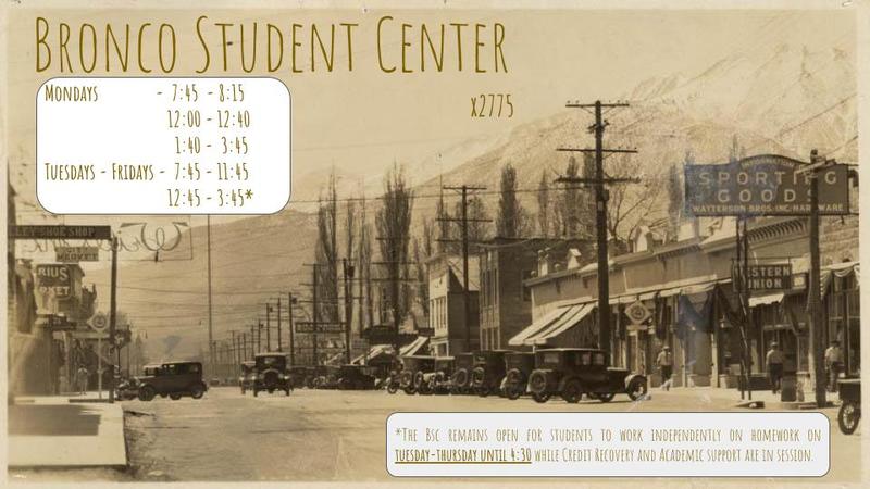 Bronco Student Center - Info