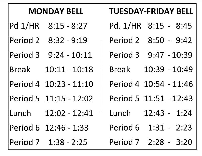 BELL SCHEDULES