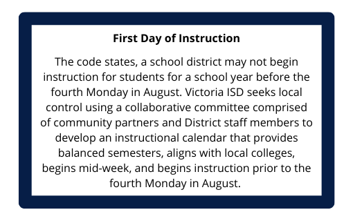 First Day of Instruction