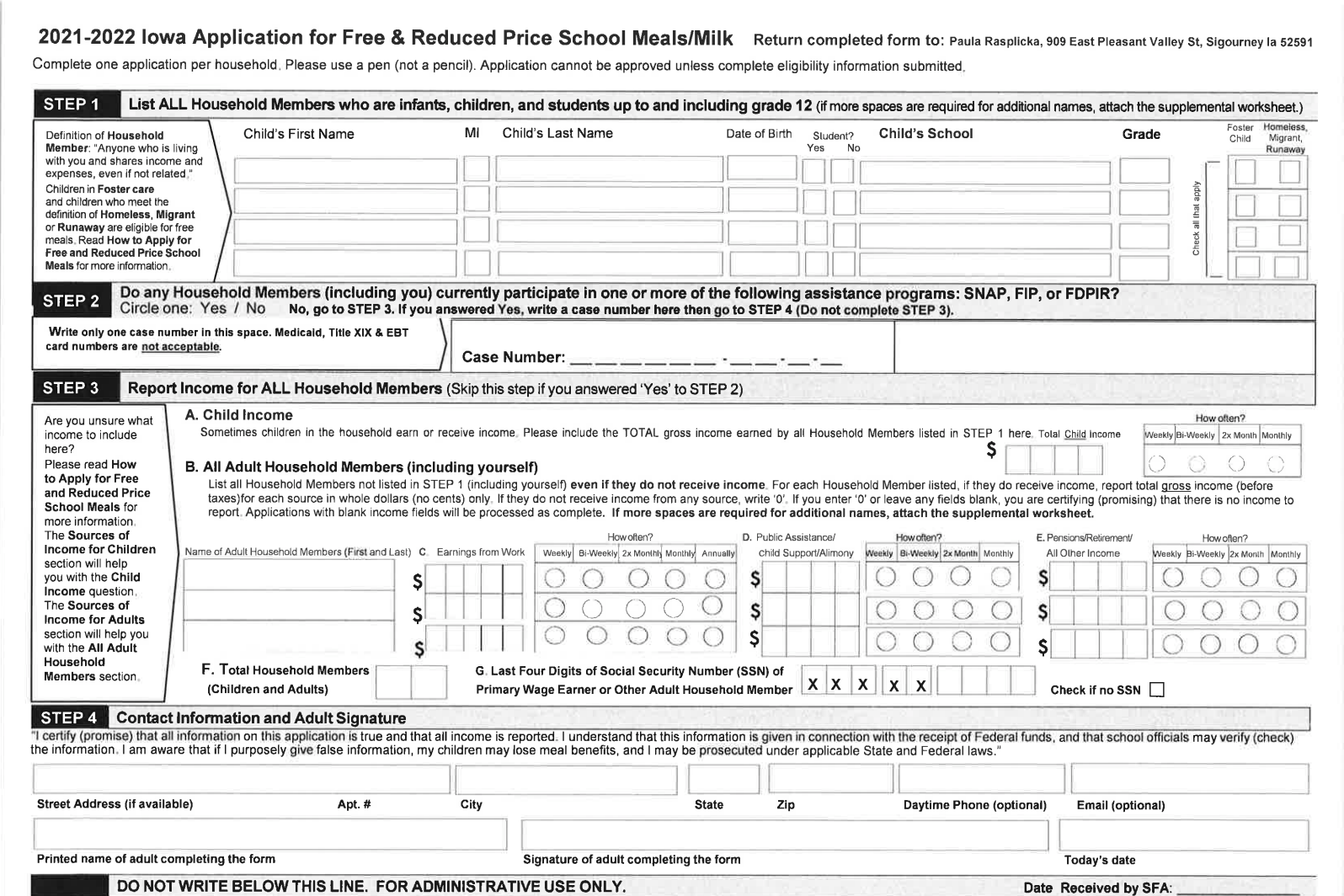 Sigourney Community School District Home