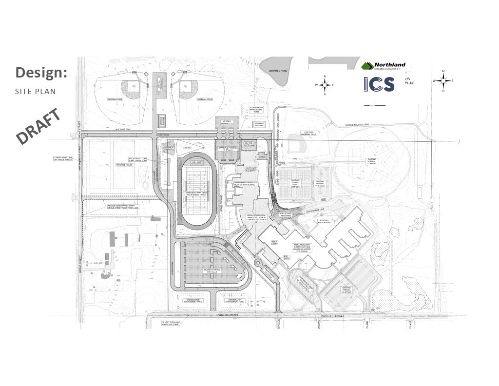 Site Plan Mora High School 2023