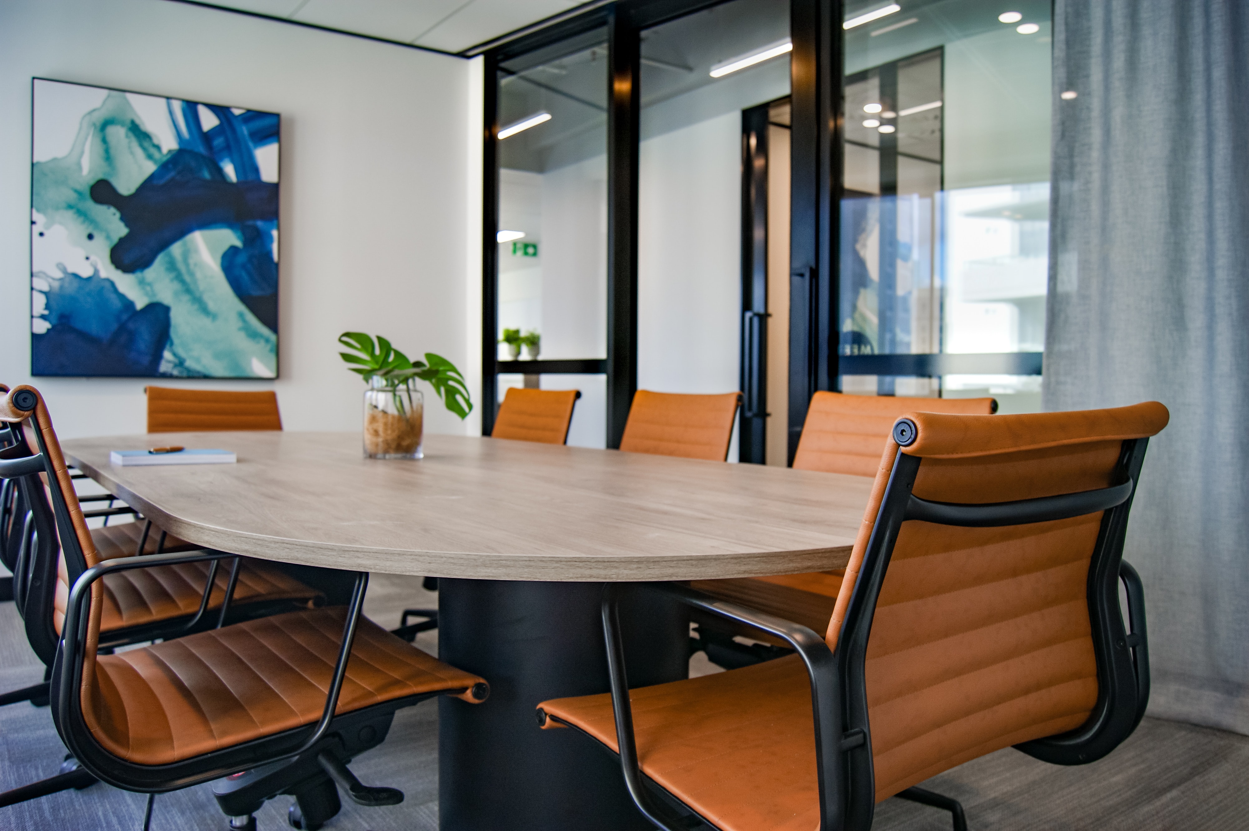 board room table and chairs