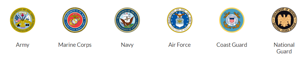 US Armed Forces seals