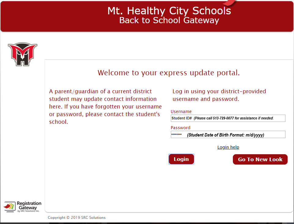 Students update example