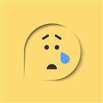 Icon with tear