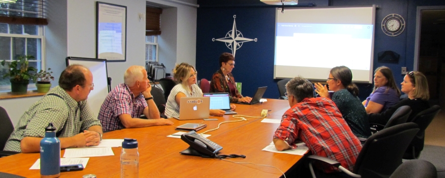 Task force in a meeting