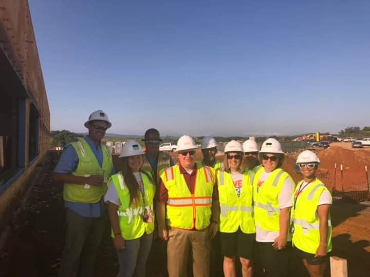 PCMS Construction Tour