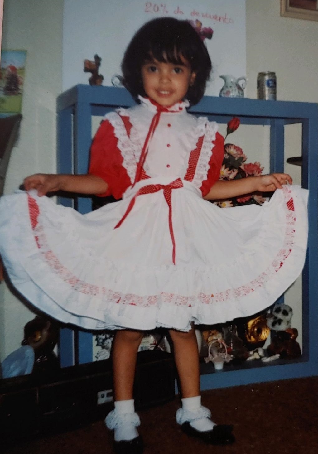 Mrs. Moss as a child
