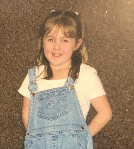 Ms. Bott as a child