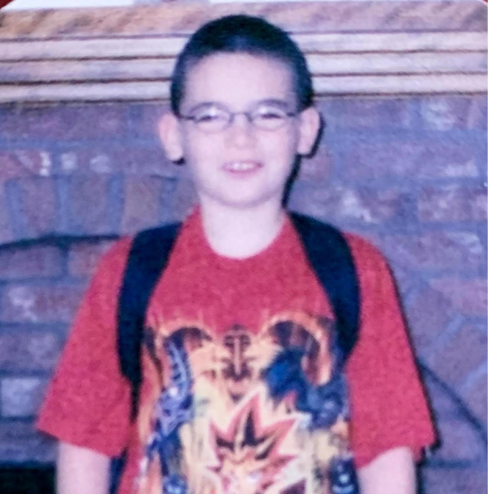 Mr Gittins as a child