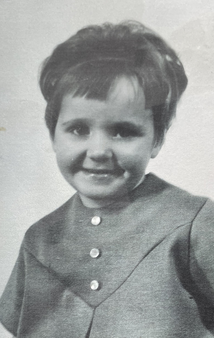Mrs. Yeates as a child