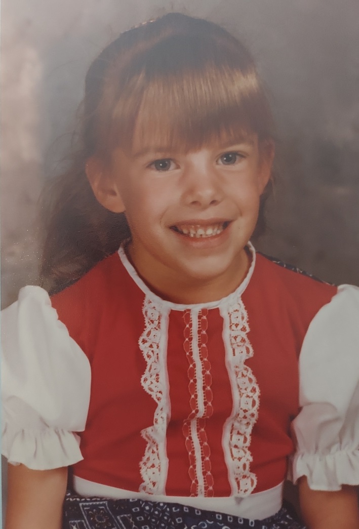 Mrs. Anderson as a child