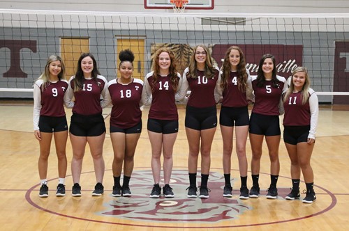 junior Varsity volleyball team 2020