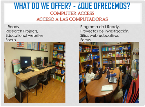 Computer Access - Acceso a las Computadoras