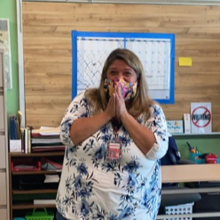 Christine winning teacher of the year
