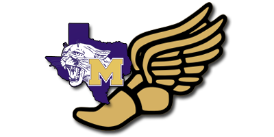 Track and Field logo with School logo