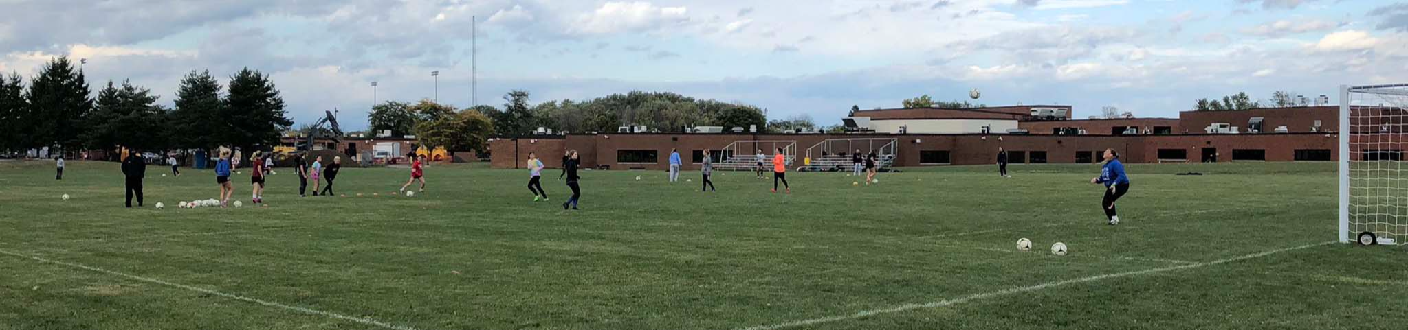 Black Knights soccer practice