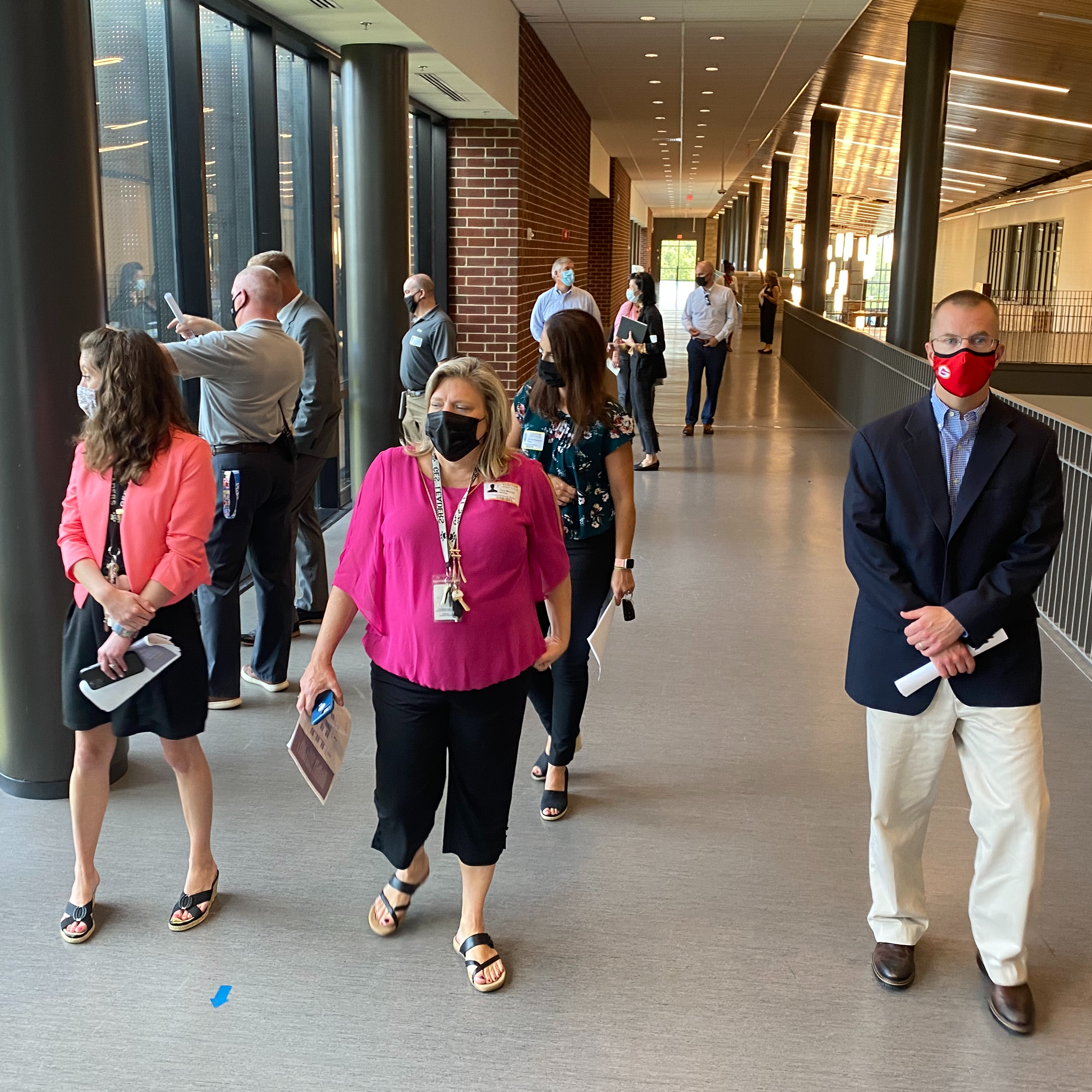 9/8 GCPS Steering Committee visits the new Frederick County Middle School designed by Stantec