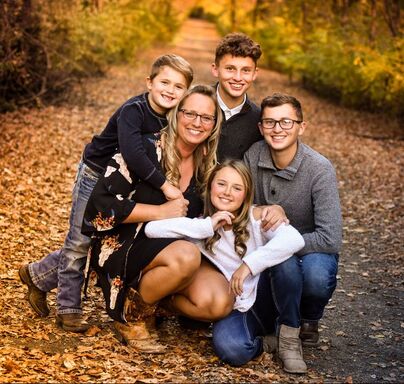 Melissa Campbell and her family