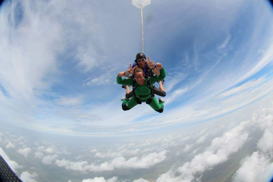 Melissa sky diving