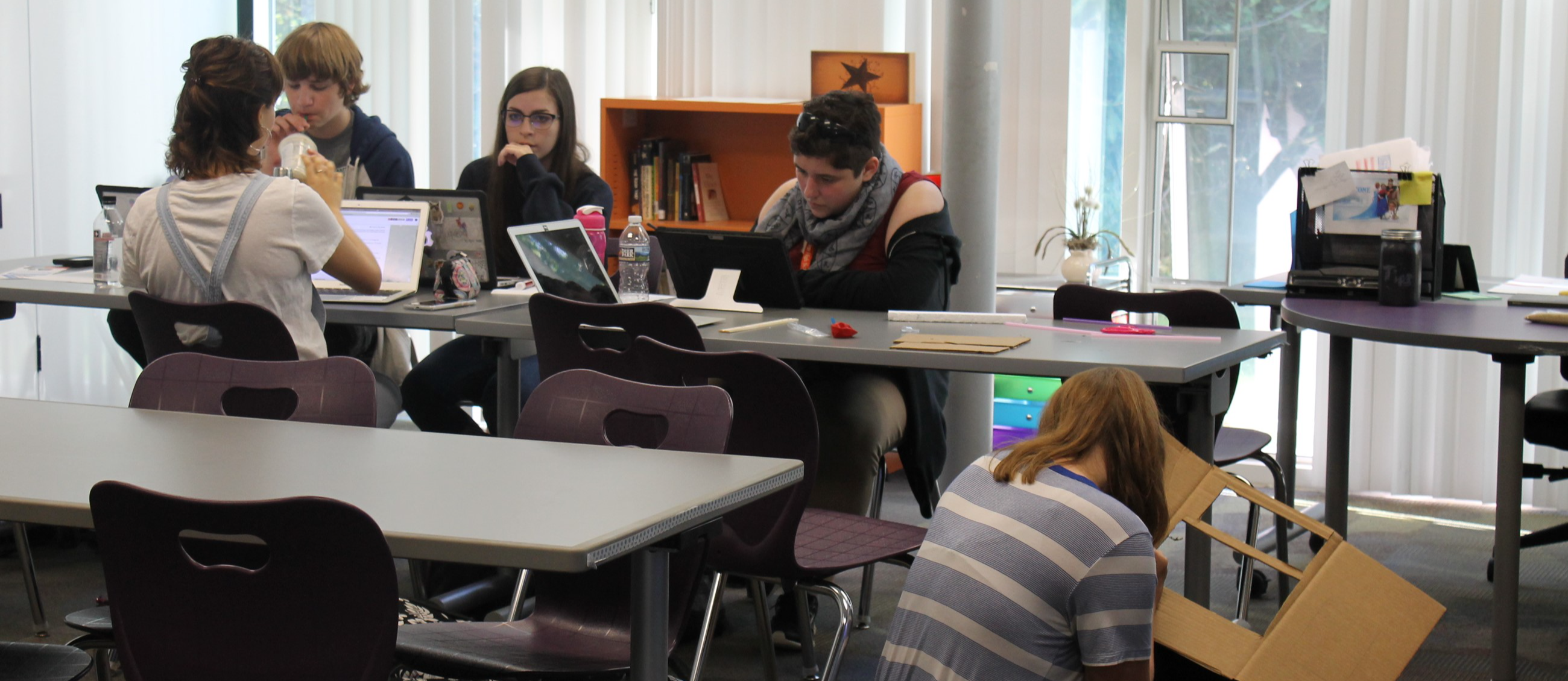 istem students in classroom