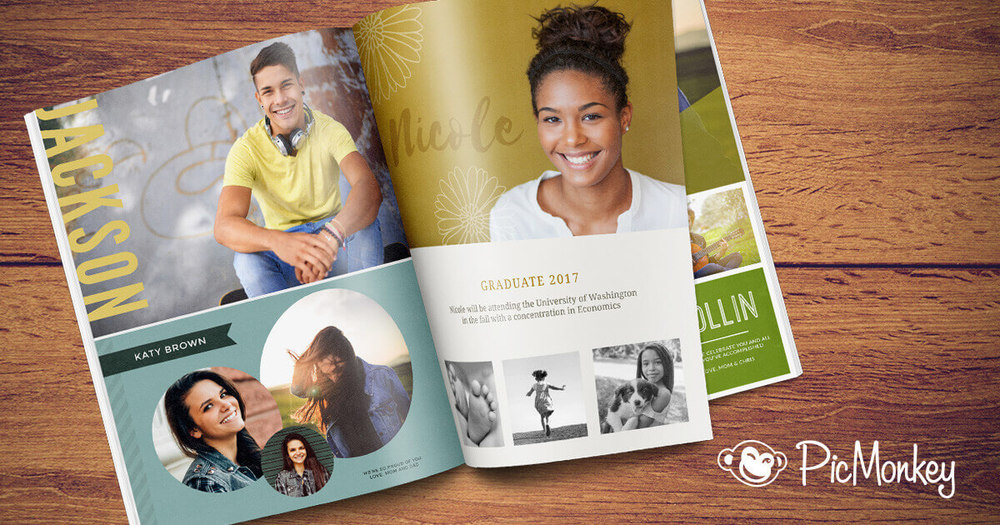 A photo of the yearbook.