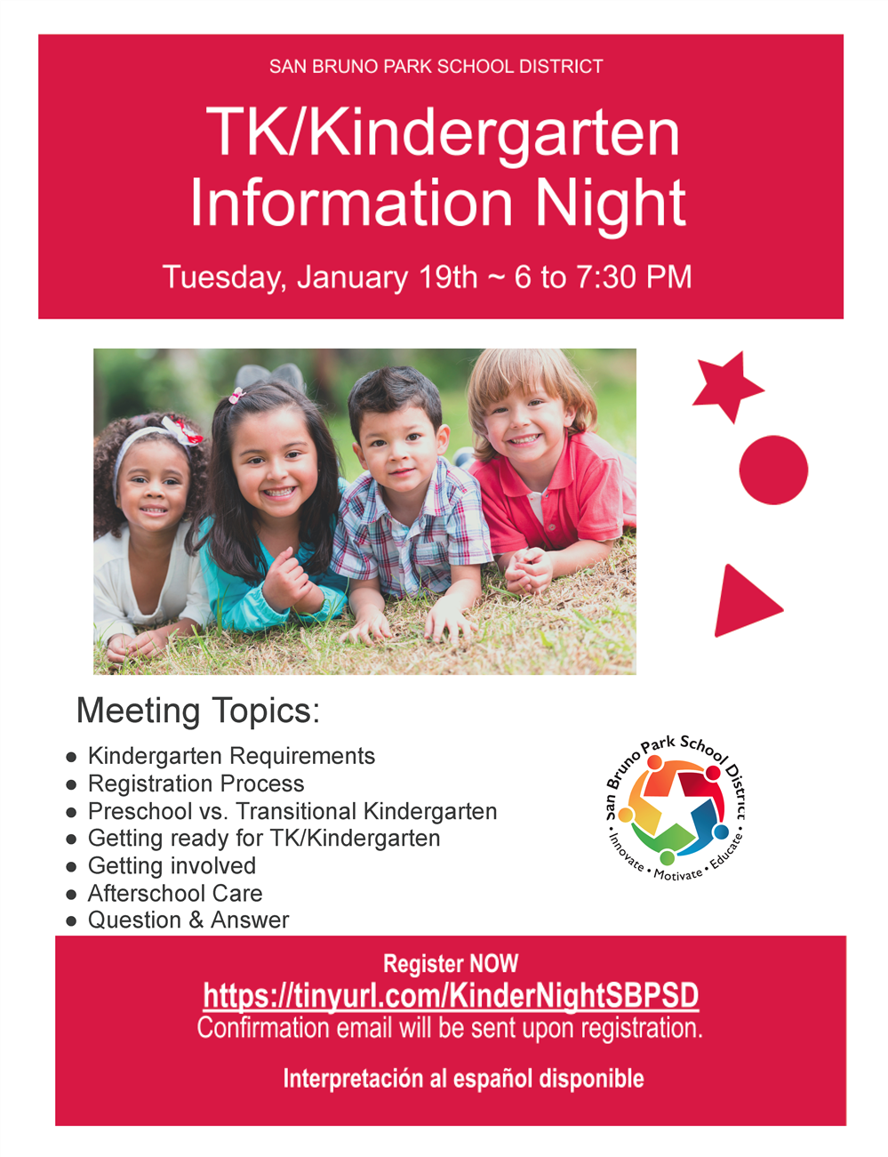 Kindergarten Information Night