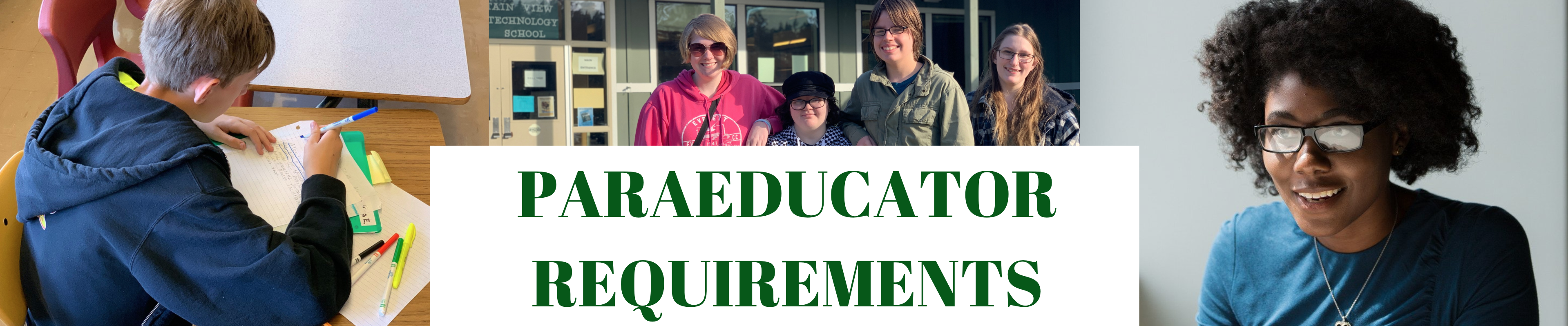 Paraeducator Requirements