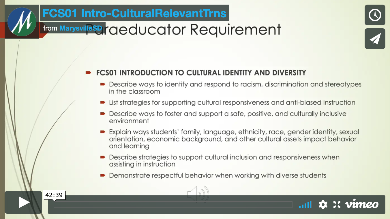 Paraeducator Programs