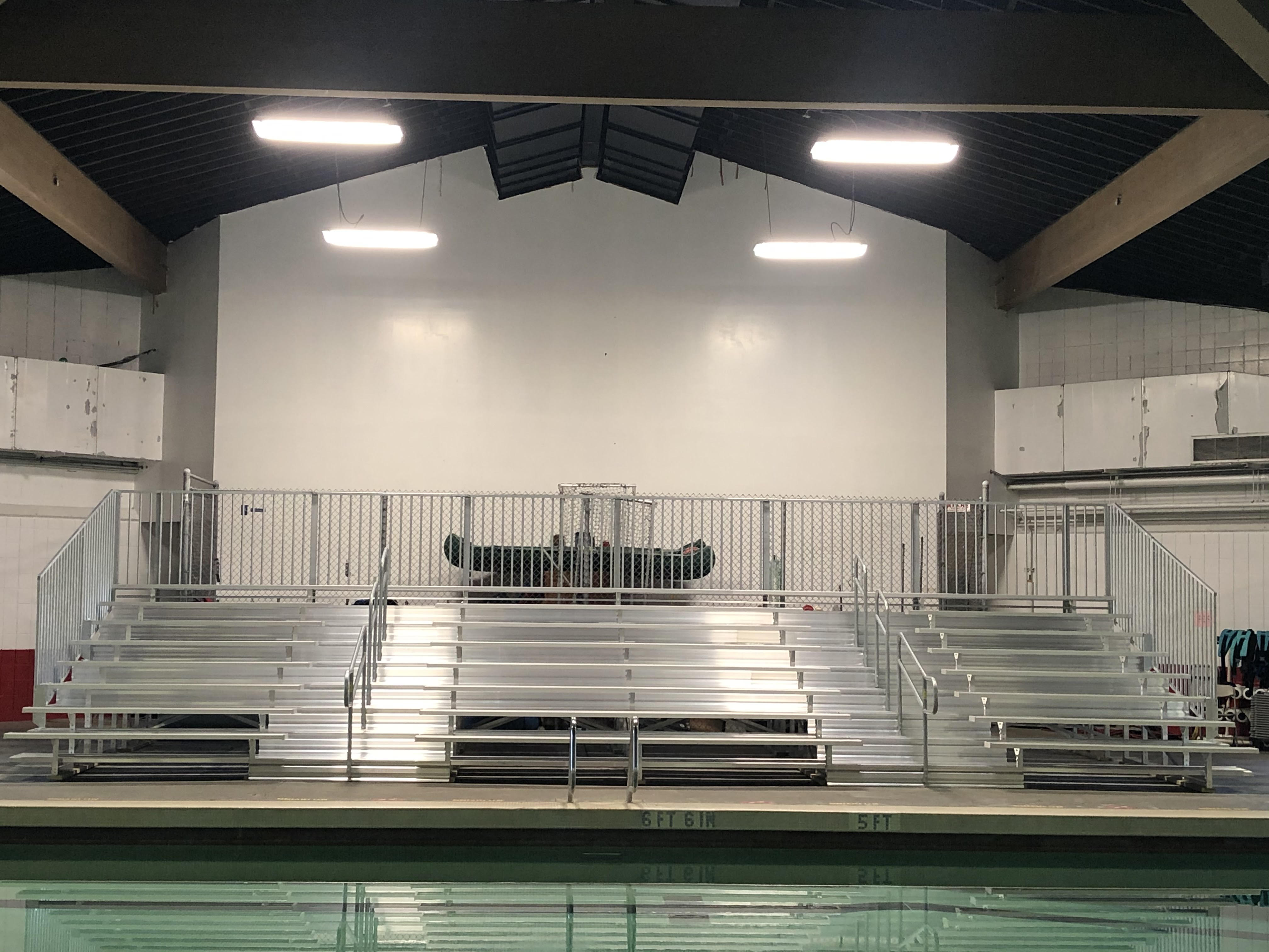 MPHS Pool Bleachers